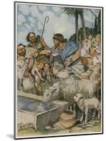 And He Made the Shepherds Let the Shepherdesses' Flocks Drink-Tony Sarg-Mounted Giclee Print