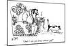 "And I can get along without you!" - New Yorker Cartoon-William Steig-Mounted Premium Giclee Print