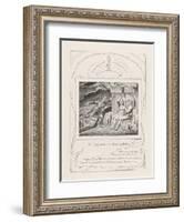 And I Only Am Escaped Alone to Tell Thee., 1825-William Blake-Framed Giclee Print