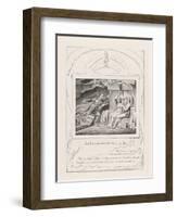 And I Only Am Escaped Alone to Tell Thee., 1825-William Blake-Framed Giclee Print