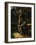 And in the First Career They Ran, the Elfin Knight Fell Horse and Man-Daniel Maclise-Framed Giclee Print