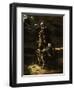 And in the First Career They Ran, the Elfin Knight Fell Horse and Man-Daniel Maclise-Framed Giclee Print