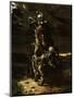 And in the First Career They Ran, the Elfin Knight Fell Horse and Man-Daniel Maclise-Mounted Giclee Print