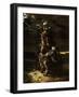 And in the First Career They Ran, the Elfin Knight Fell Horse and Man-Daniel Maclise-Framed Giclee Print