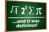 And It Was Delicious Humor Poster-null-Mounted Poster