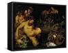 And Jan Brueghel the Younger (1601-1678): Drunken Silenus, circa 1611-12-Peter Paul Rubens-Framed Stretched Canvas