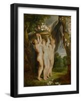 And Jan Brueghel the Younger (1601-1678): The Three Graces-Peter Paul Rubens-Framed Giclee Print