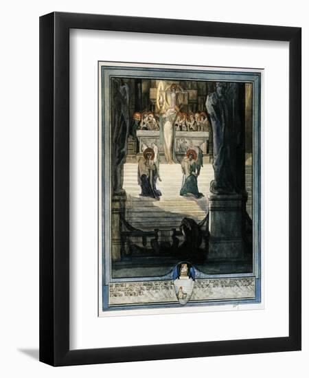 And Meet it Is Thou Know That All are Blest with Joy Deeoer as their Eyes Discern, Paradiso-Dante Alighieri-Framed Giclee Print