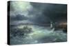 And Moses Stretched Forth His Hand over the Sea-Ivan Aivazovsky-Stretched Canvas