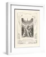 And My Servant Job Shall Pray for You, 1825-William Blake-Framed Giclee Print