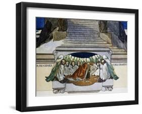 And New Progeny Descends from Heaven-Franz Von Bayros-Framed Giclee Print