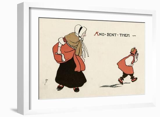 And Sent Them to Bed-John Hassall-Framed Art Print