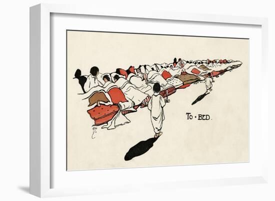 And Sent Them to Bed-John Hassall-Framed Art Print