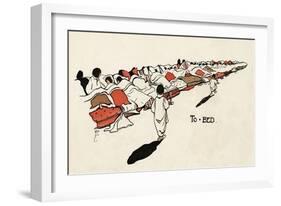 And Sent Them to Bed-John Hassall-Framed Art Print