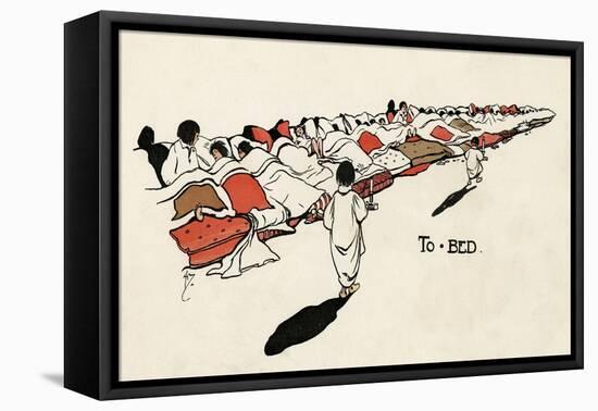 And Sent Them to Bed-John Hassall-Framed Stretched Canvas