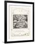 And Smote Job with Sore Boils from the Sole of His Foot to the Crown of His Head, 1825-William Blake-Framed Giclee Print