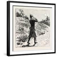 And Step Out Briskly for Doddlecot Railway Station, Three Miles Distant, 1888-null-Framed Giclee Print