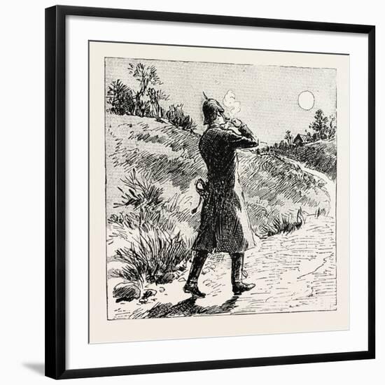 And Step Out Briskly for Doddlecot Railway Station, Three Miles Distant, 1888-null-Framed Giclee Print