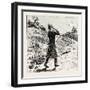 And Step Out Briskly for Doddlecot Railway Station, Three Miles Distant, 1888-null-Framed Giclee Print