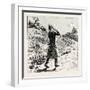 And Step Out Briskly for Doddlecot Railway Station, Three Miles Distant, 1888-null-Framed Giclee Print