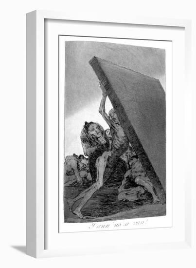 And Still They Don't Go!, 1799-Francisco de Goya-Framed Giclee Print