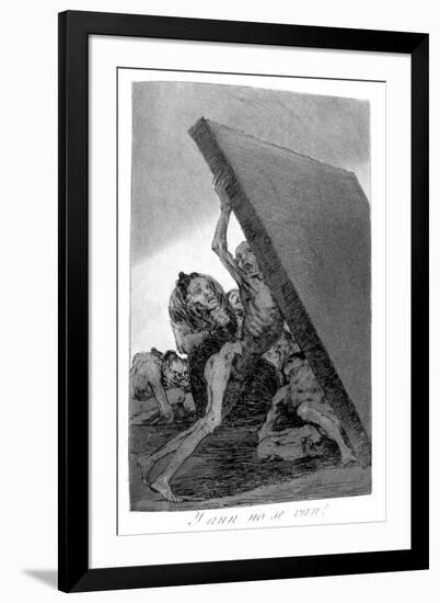 And Still They Don't Go!, 1799-Francisco de Goya-Framed Giclee Print