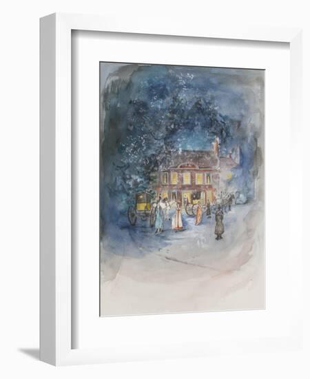 'And the Bell Was Rung, and the Carriages Spoken For', 2010-Caroline Hervey-Bathurst-Framed Giclee Print