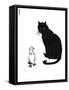 'And The Cat Said, Can You Purr?, c1930-W Heath Robinson-Framed Stretched Canvas