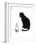 'And The Cat Said, Can You Purr?, c1930-W Heath Robinson-Framed Giclee Print