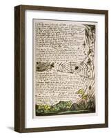 And the Clouds and Fires...', Plate 14 from 'Europe. a Prophecy', 1794-William Blake-Framed Giclee Print