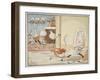 And the Dish Ran Away with the Spoon', 1882-Randolph Caldecott-Framed Giclee Print