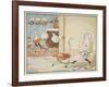 And the Dish Ran Away with the Spoon', 1882-Randolph Caldecott-Framed Giclee Print