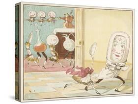 And the Dish Ran Away with the Spoon-Randolph Caldecott-Stretched Canvas