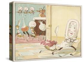 And the Dish Ran Away with the Spoon-Randolph Caldecott-Stretched Canvas