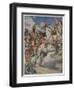 And the Egyptian Army Set Out-Tony Sarg-Framed Giclee Print