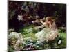 And the Fairies Ran Away with their Clothes-Charles Sims-Mounted Giclee Print