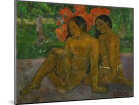 And the Gold of Their Bodies, 1901-Paul Gauguin-Mounted Giclee Print