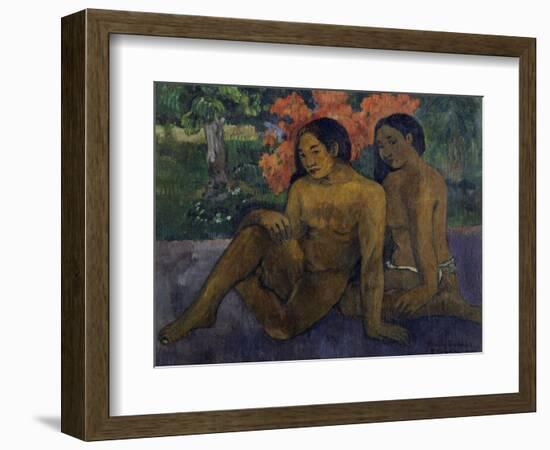 And the Gold of their Bodies, c.1901-Paul Gauguin-Framed Giclee Print