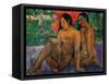 And the Gold of Their Bodies-Paul Gauguin-Framed Stretched Canvas