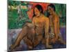 And the Gold of Their Bodies-Paul Gauguin-Mounted Art Print