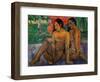 And the Gold of Their Bodies-Paul Gauguin-Framed Art Print