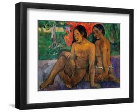And the Gold of Their Bodies-Paul Gauguin-Framed Art Print