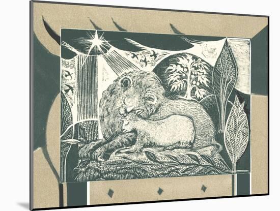 And the Lion Will Lie Down with the Lamb-Mary Kuper-Mounted Giclee Print