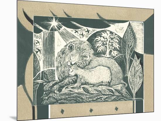 And the Lion Will Lie Down with the Lamb-Mary Kuper-Mounted Giclee Print