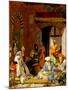 And the Prayer of Faith Shall Save the Sick', from James 5:15 (Oil on Panel)-John Frederick Lewis-Mounted Giclee Print