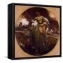 And the Sea Gave up the Dead Which Were in It, 1891-92 (Oil on Paper)-Frederic Leighton-Framed Stretched Canvas