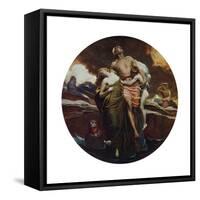 And the Sea Gave Up the Dead Which Were in It, Exhibited 1892-Frederic Leighton-Framed Stretched Canvas