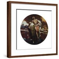 And the Sea Gave Up the Dead Which Were in It, Exhibited 1892-Frederic Leighton-Framed Giclee Print