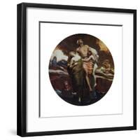 And the Sea Gave Up the Dead Which Were in It, Exhibited 1892-Frederic Leighton-Framed Giclee Print