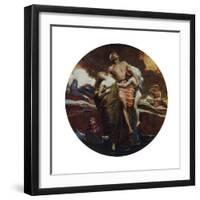 And the Sea Gave Up the Dead Which Were in It, Exhibited 1892-Frederic Leighton-Framed Giclee Print